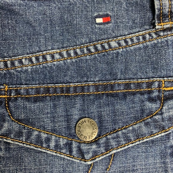 Tommy Hilfiger 7 Denim Skirt  33 Straight Knee Length - Picture 4 of 5